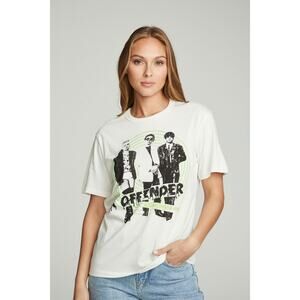 Blondie X Offender  White Tshirt Grunge Casual Streetwear Size Large